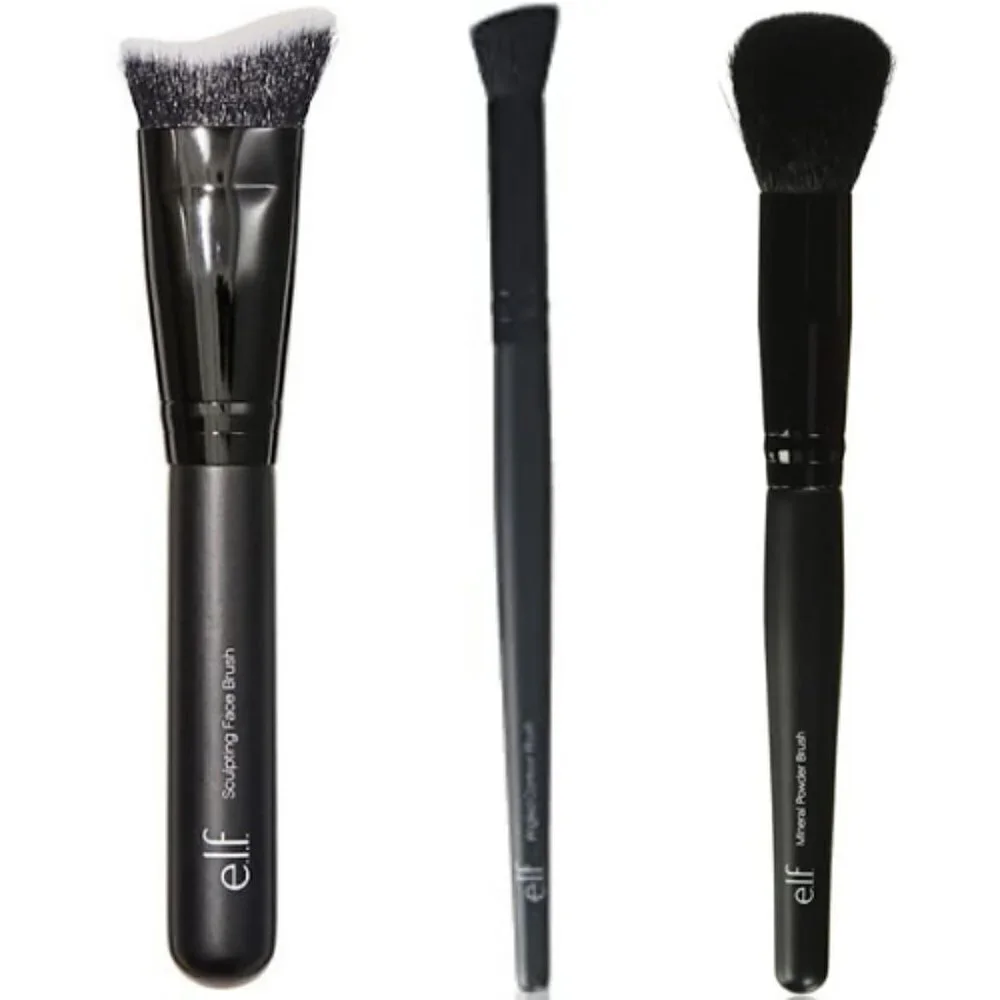 🌺 Elf Cosmetics Makeup Brush Contouring Trio Set